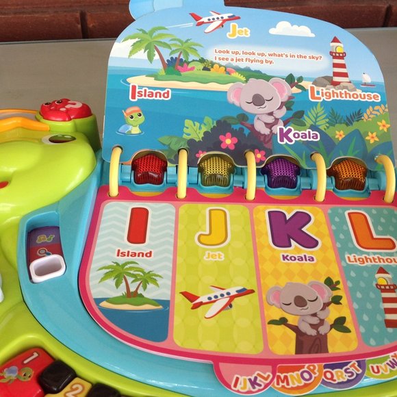 VTech Touch and Teach Sea Turtle Interactive Learning Book - Picture 7 of 12